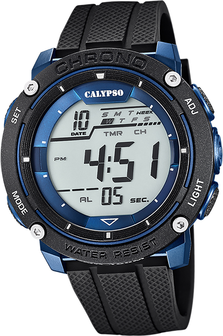 Pánske hodinky Calypso plastové čierne Digitálne náramkové hodinky Calypso D2UK5820/2