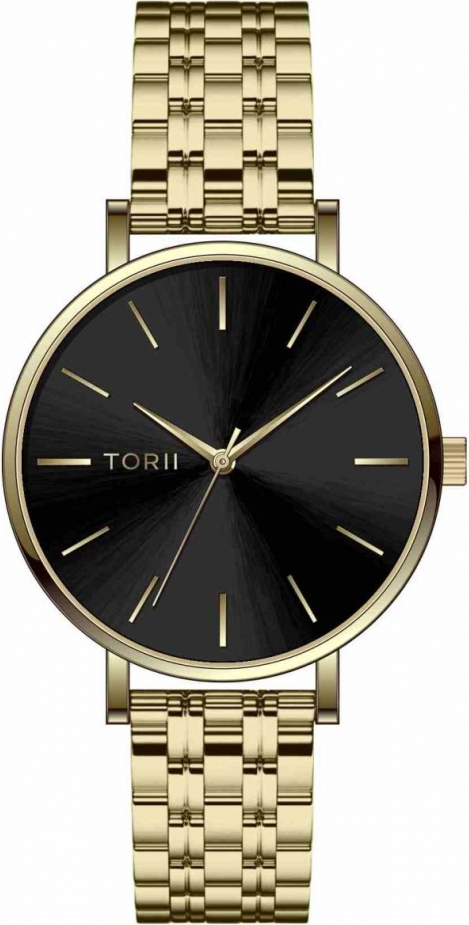 Damen Armbanduhr TORII G33GB.BG in klassischem goldenen Fashion-Stil.