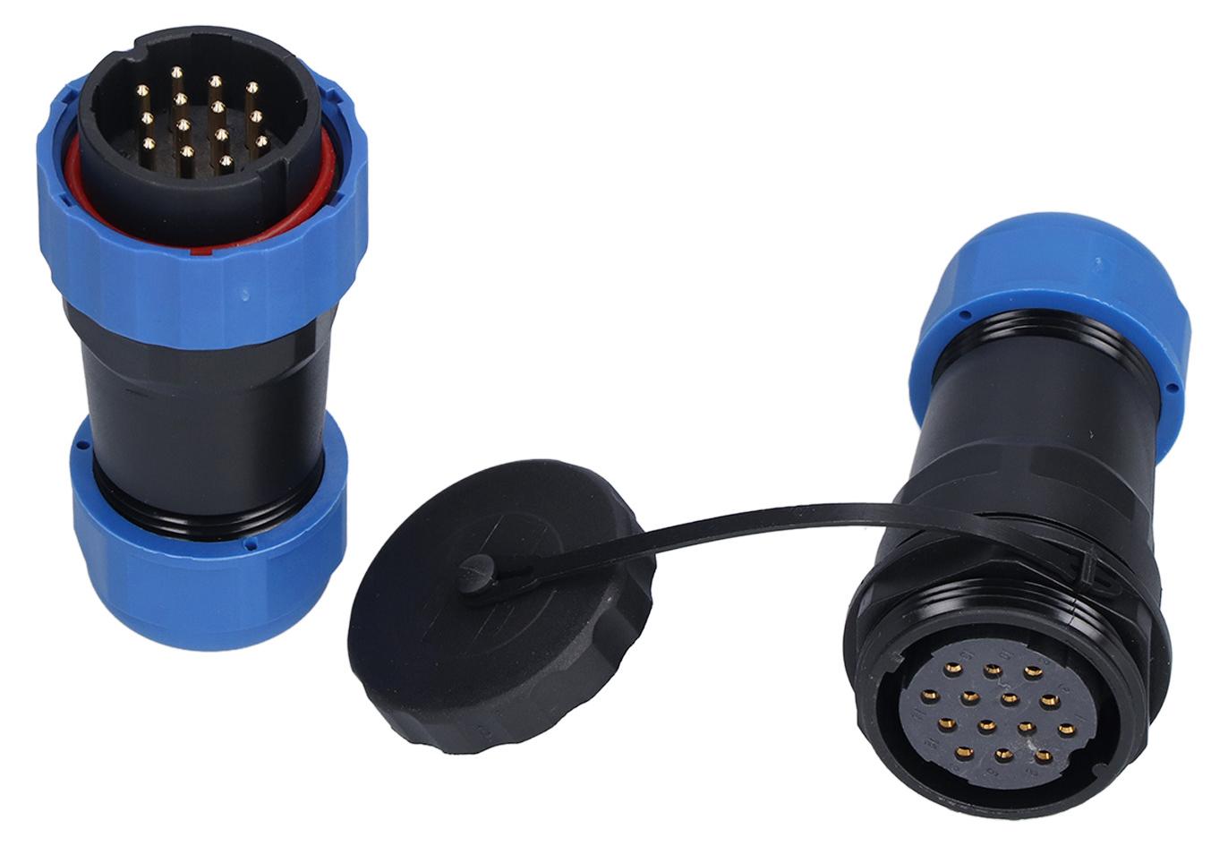 Gistuch Wasserdichter Luftfahrt-Stecker, PA66, PA6, Oxidationsbeständigkeit, SP28, IP68-Stecker, 14-polig