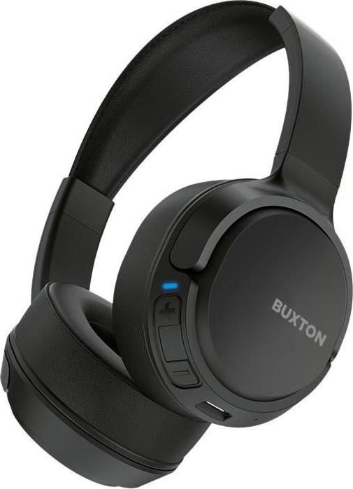 Bezdrôtové slúchadlá Buxton BHP 7300, čierne, výdrž batérie 26 hodín, Power Bass, skladacie