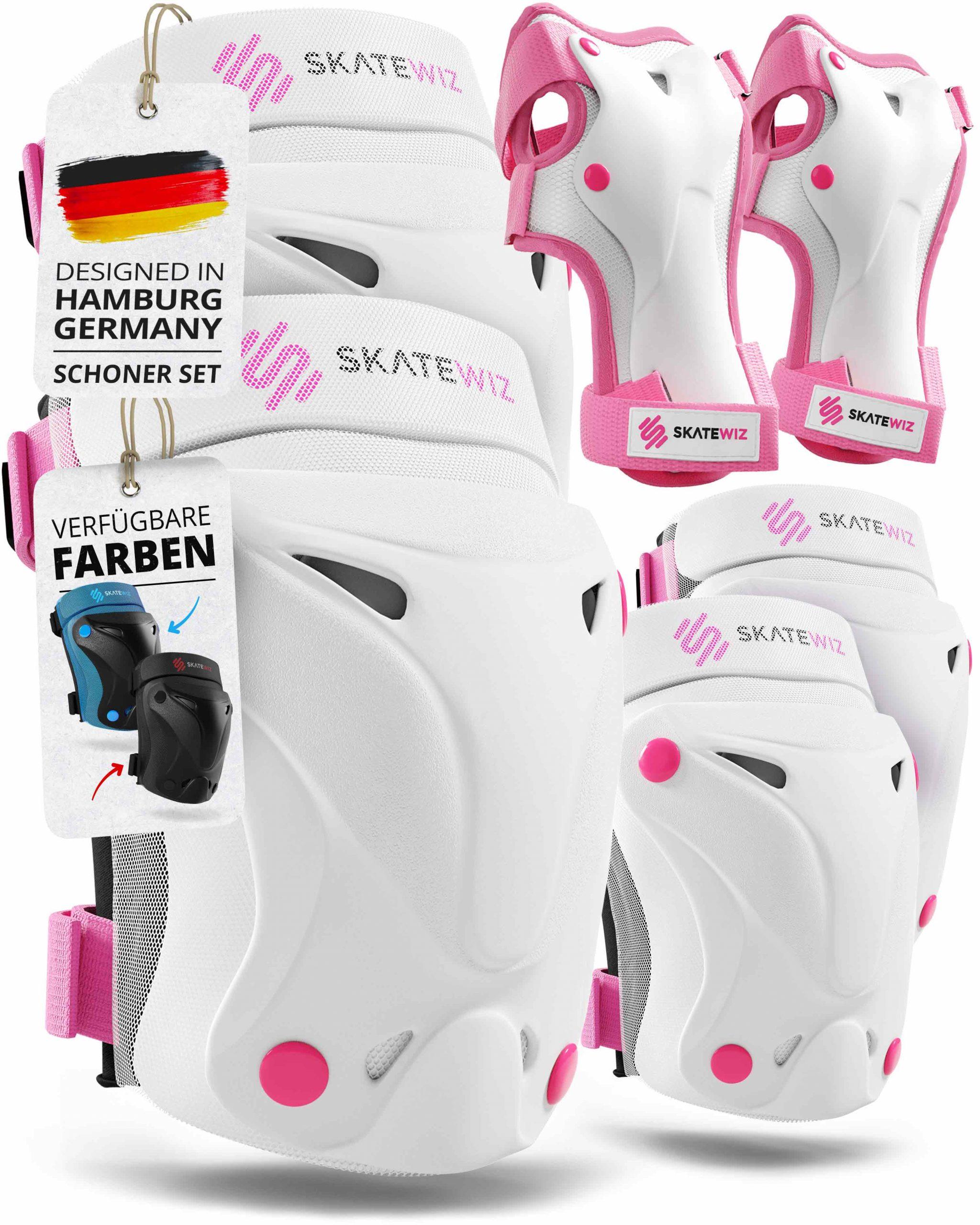 Kit De Protection Enfant 6 Pièces – Genouillères, Coudières, Protège-poignets Réglables, 3-12 Ans