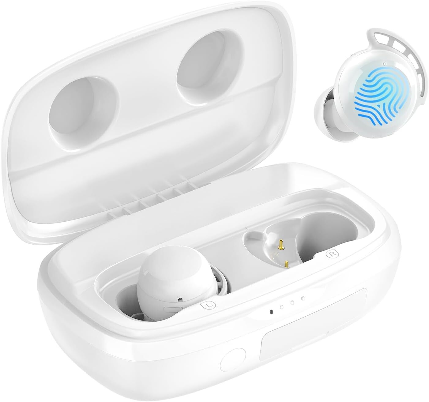 Tribit Bluetooth Kopfhörer, Kopfhörer Kabellos Bluetooth 5.3, Touch Control Kopfhörer mit Mikrofon ENC Rauschunterdrückung, IPX8 Wasserschutz, Arbeit