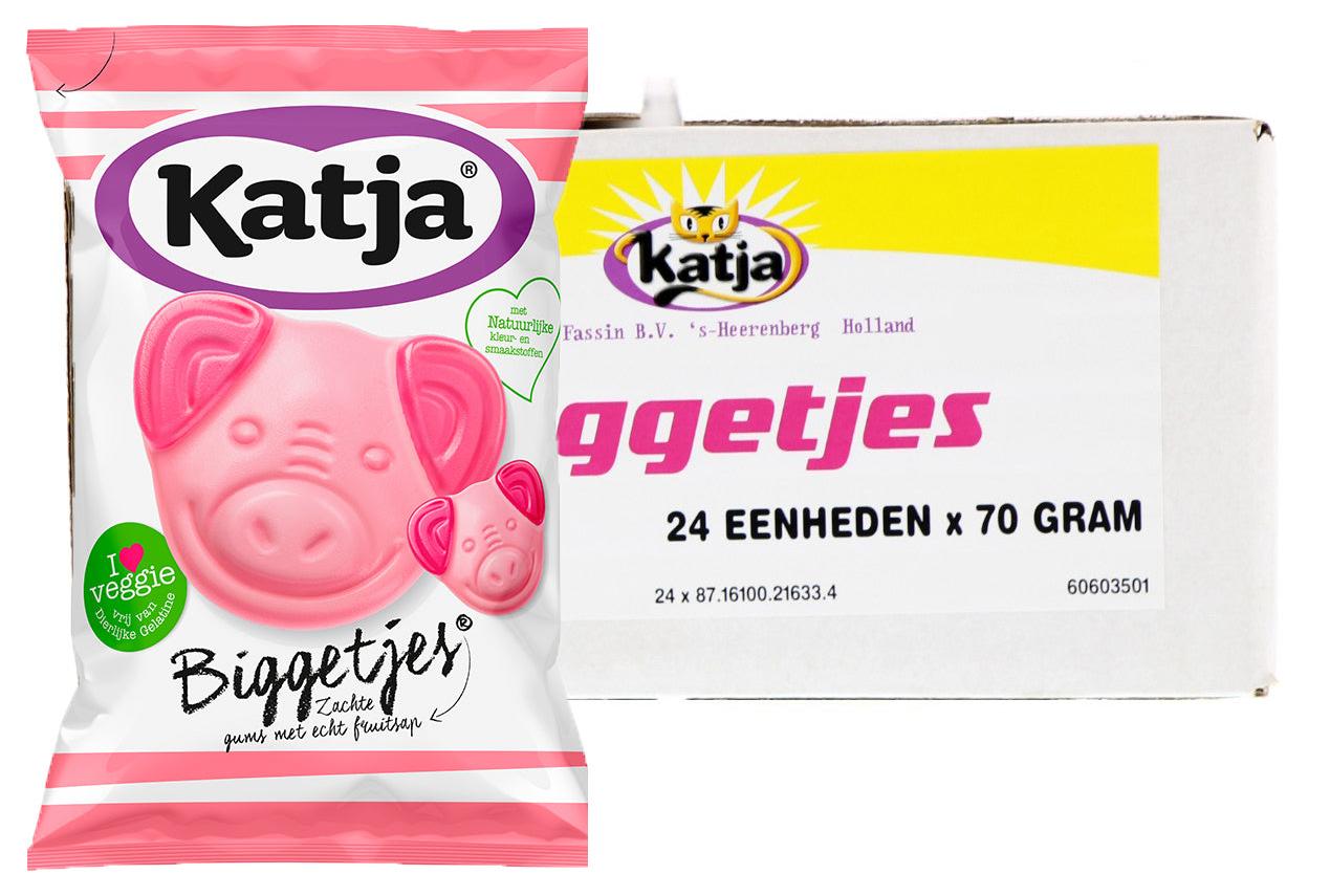 Katja Biggetjes vegetarisch, 21 x 70 g – proteinreiche vegetarische Snacks