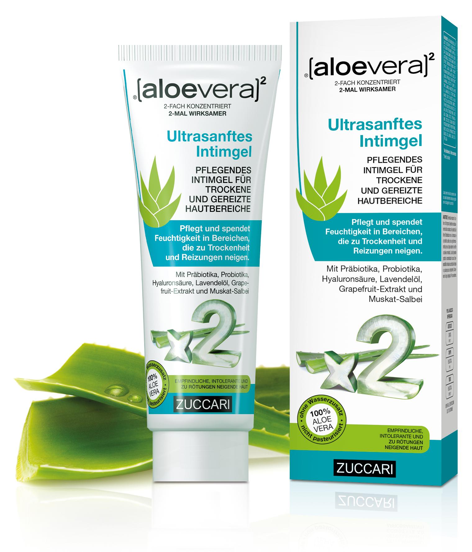 Aloe Vera Gel Intim sanft Feuchtgel Zuccari 80 ml Gleitgele