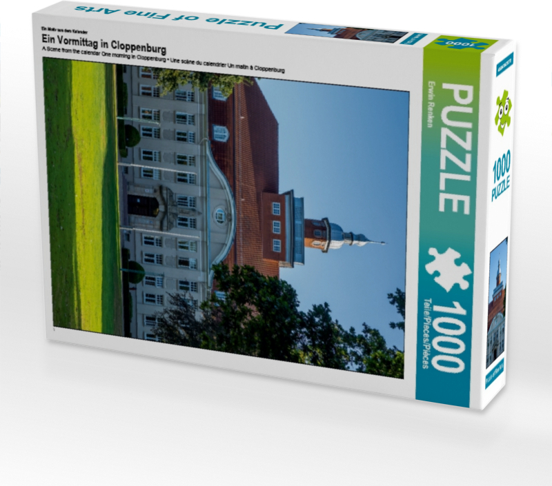 Calvendo Ein Motiv aus dem Kalender Ein Vormittag in Cloppenburg 1000 Teile Puzzle hoch 480x640mm, Renken Erwin; 7431342