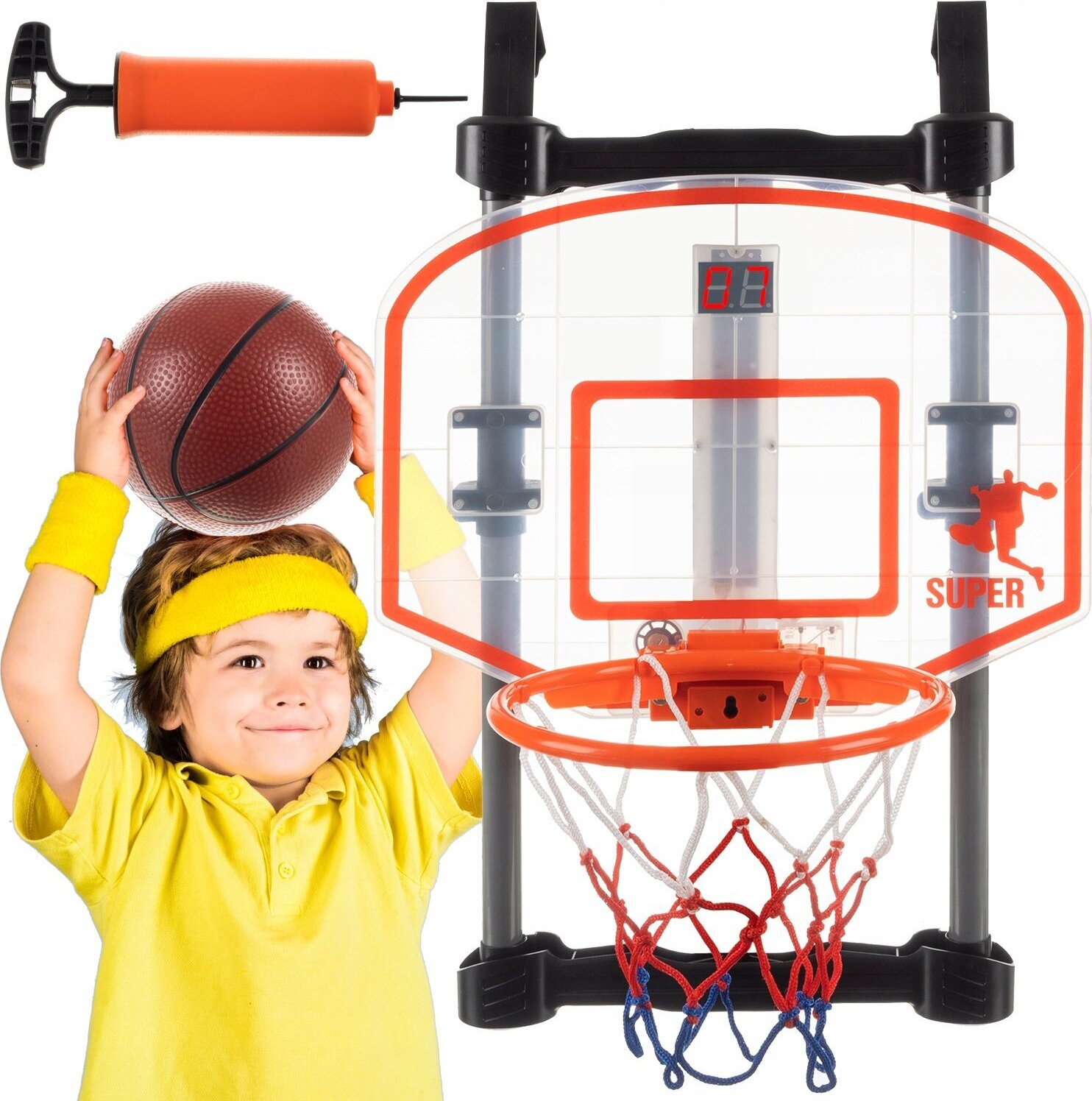 Kruzzel Spiel Basketball Mini Basketballkorb Spielzeug Basketballbrett 21800 JTI-108853790