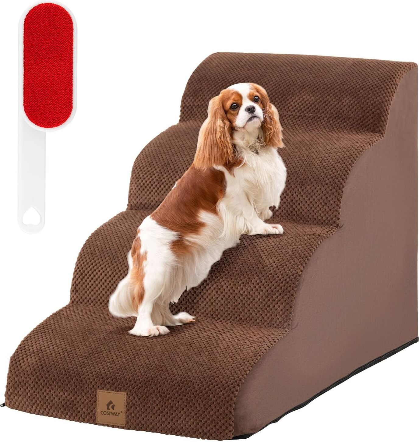 Scale Per Cani Pieghevoli 4 Gradini – Rampa Auto Portatile, Resistente 80 Kg