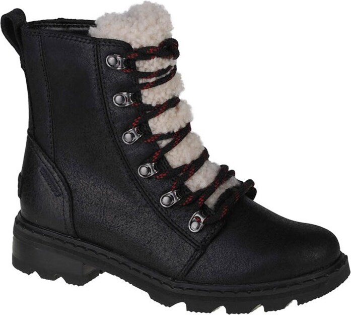 Sorel Lennox Lace Cozy WP Boot 1952511010, zimná obuv, dámska, čierna, veľkosť: 38