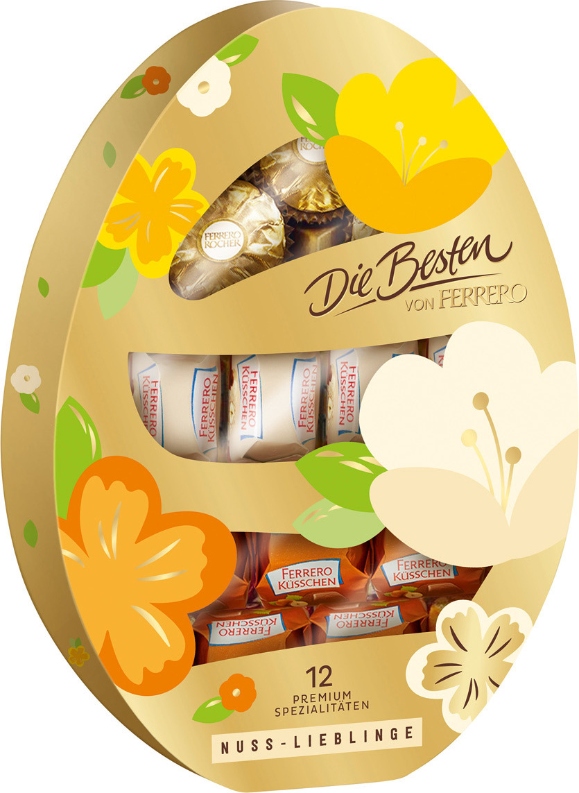 Die Besten von Ferrero Osterei mit Küsschen Rocher und White 116g 879908