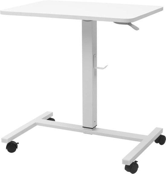 OEM Verstelbare mobiele laptop-tafel met wielen en zijhaak aus Aluminium für vielseitiges Einsatzgebiet 2026