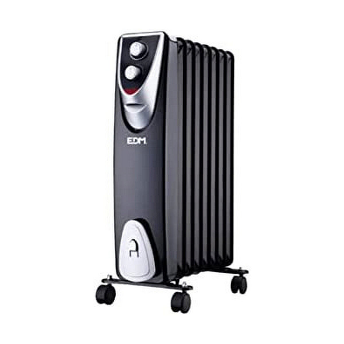 Heizkörper EDM Black Edition Schwarz/Grau 1500 W S7902072
