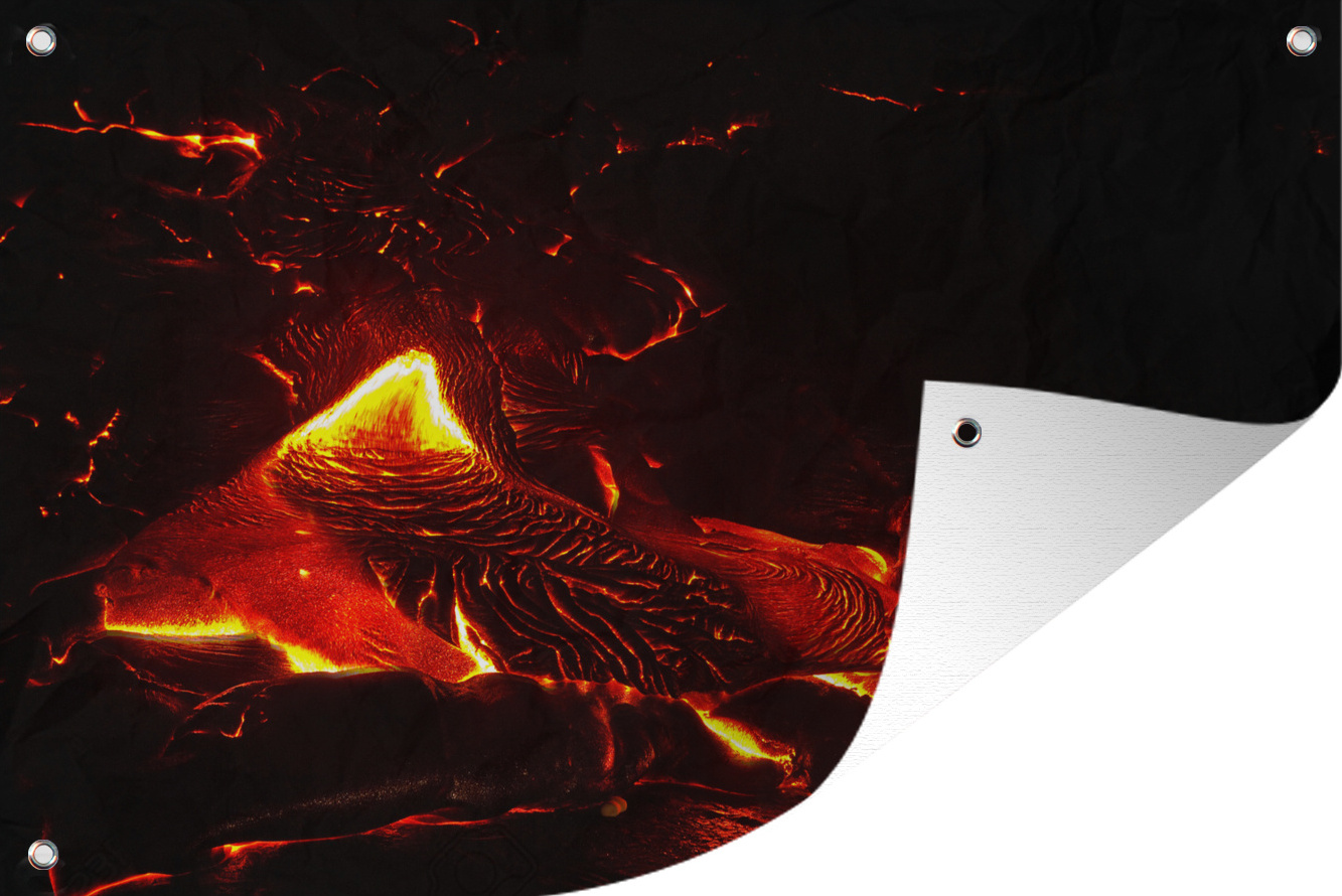 MuchoWow® 90x60 cm Outdoor-Poster Gartendeko Sichtschutz Garten Poster für den Garten Der Bereitstellungsraum 133|1286358