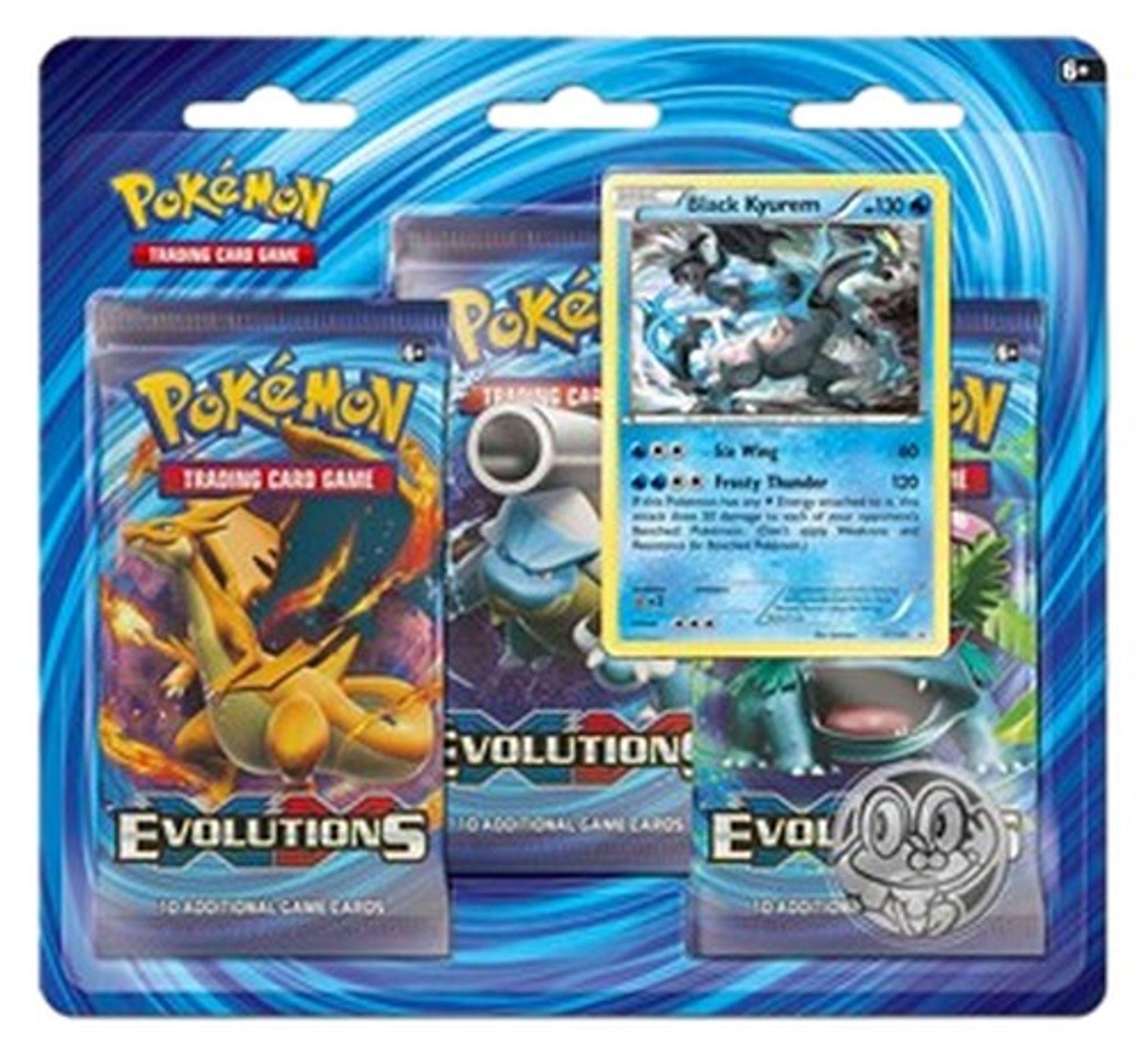 The Pokemon Company Pokemon Evolutions: Black Kyurem 3-Pack Blister