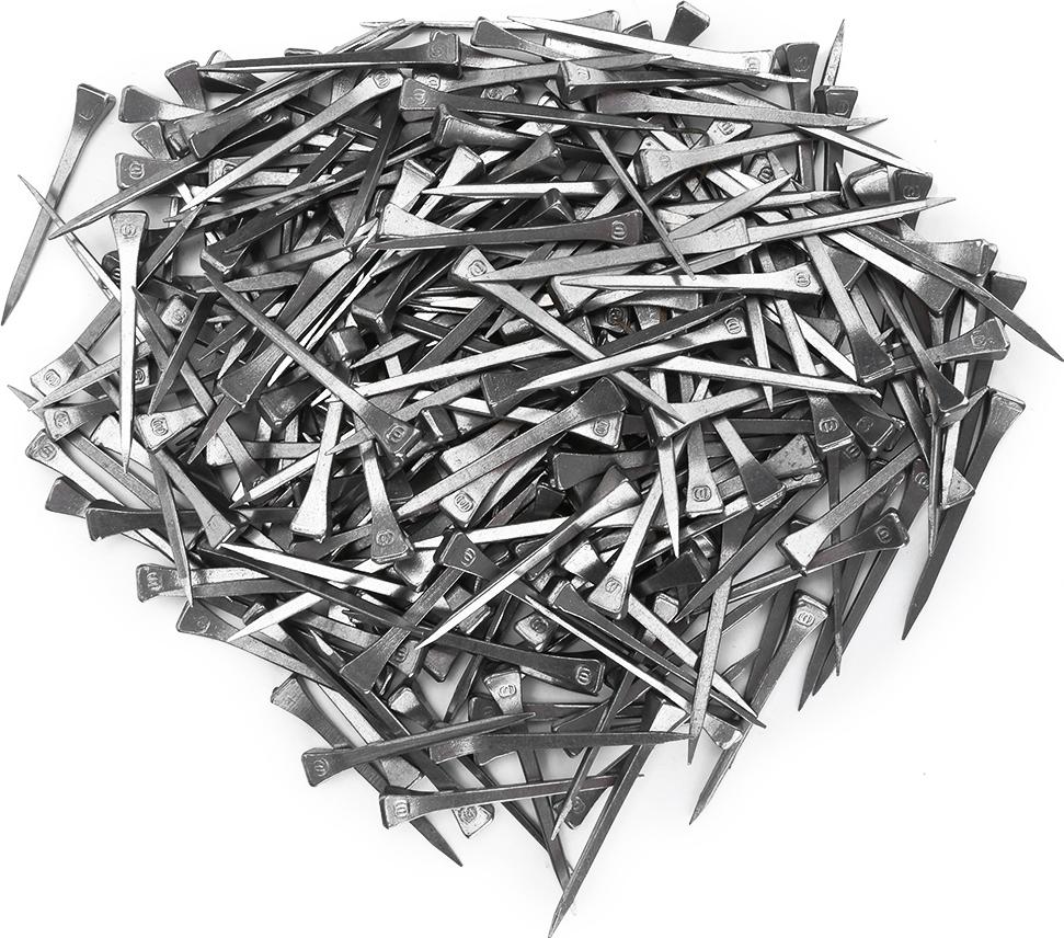 Gistuch 250 St. E6 Hufeisennägel, hochwertige Stahl-Hufnägel zum sicheren Befestigen, Pferdezubehör
