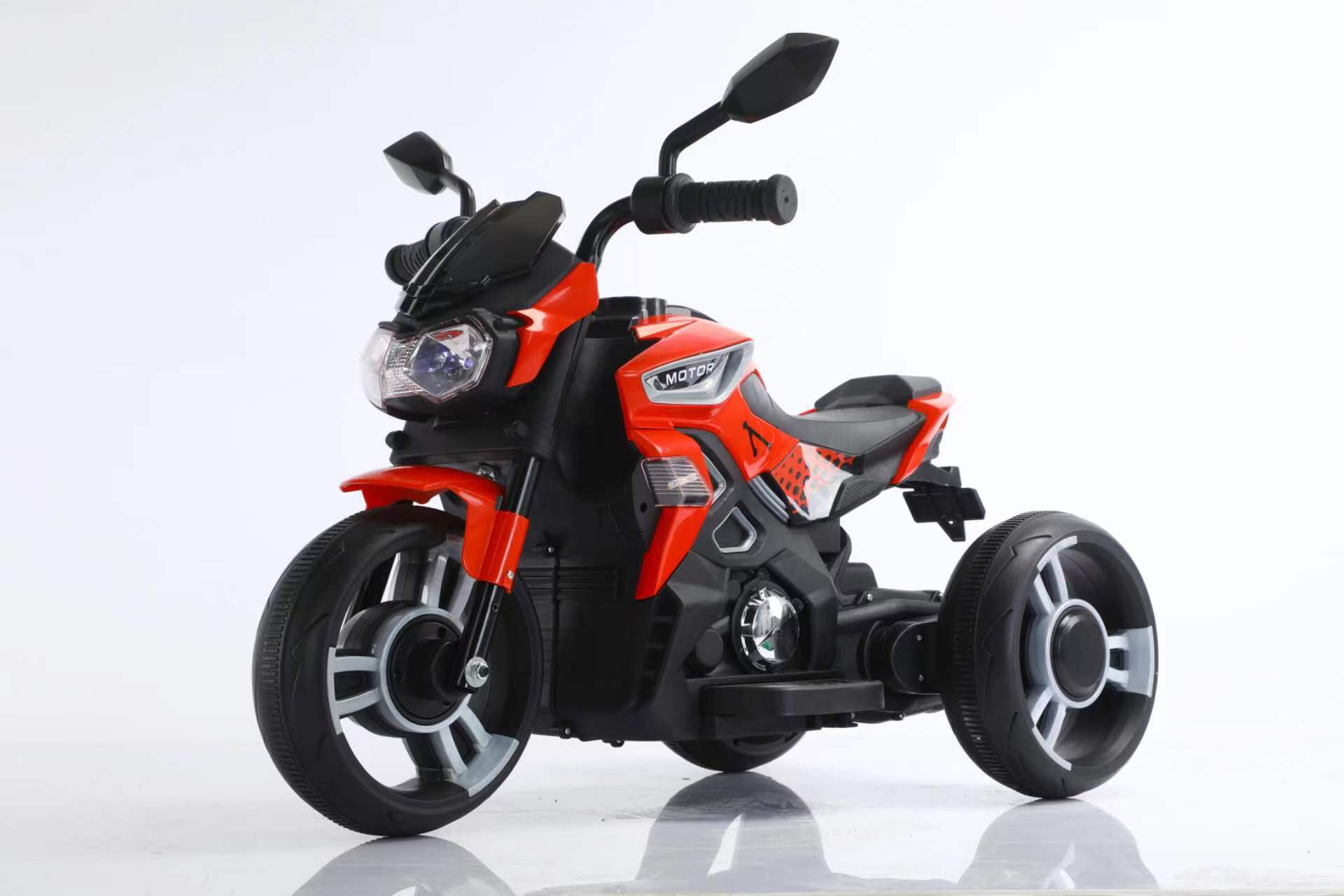 BoGi Kindermotorrad Elektro Dreirad Kinder Elektromotorrad Motorrad Rot (BA1188F3) BA1188F3 Red
