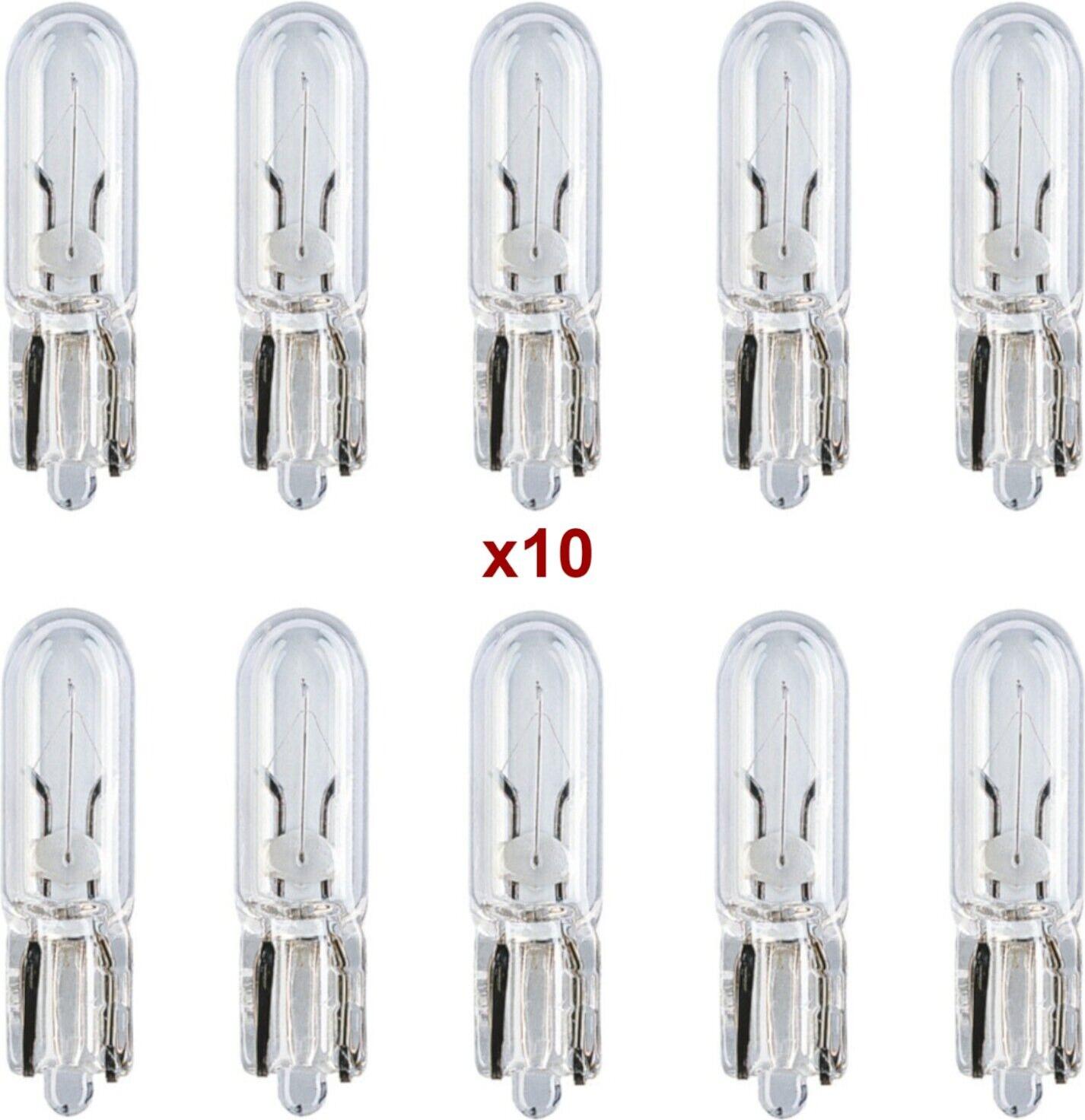 ItalyRacing 10 Stück x Glühbirnen 12V 1,2W Typ W2 X 4,6 Birnen Glühlampen Bulbs 10 Stück