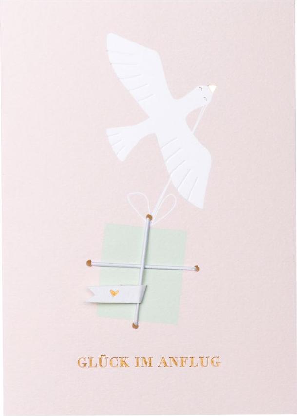 räder Geldgeschenkkarte "Glück im Anflug" 71068