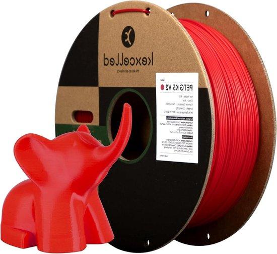 Famanu 3D-Druckfilament 1,75 mm - Chemische Beständigkeit Rot SHSHOP