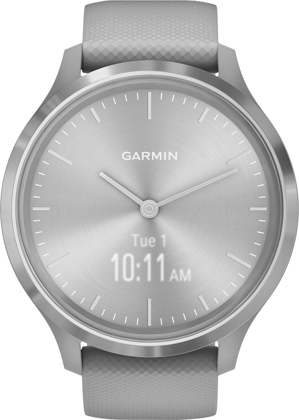 Garmin 010-02239-00 vivomove 3 Smartwatch so silikónovým remienkom Svetlo šedá/strieborná