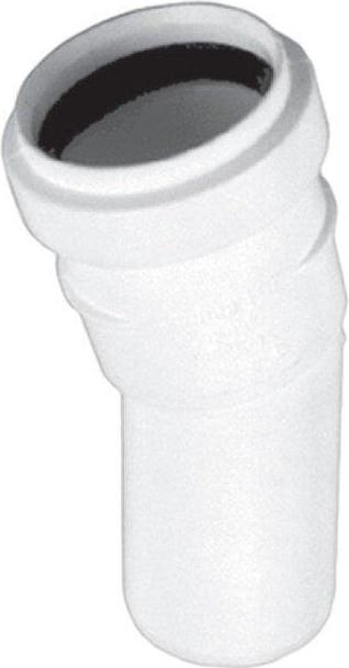 Magnaplast Rohrbogen D40x30° PP weiß für interne Abwasserentsorgung