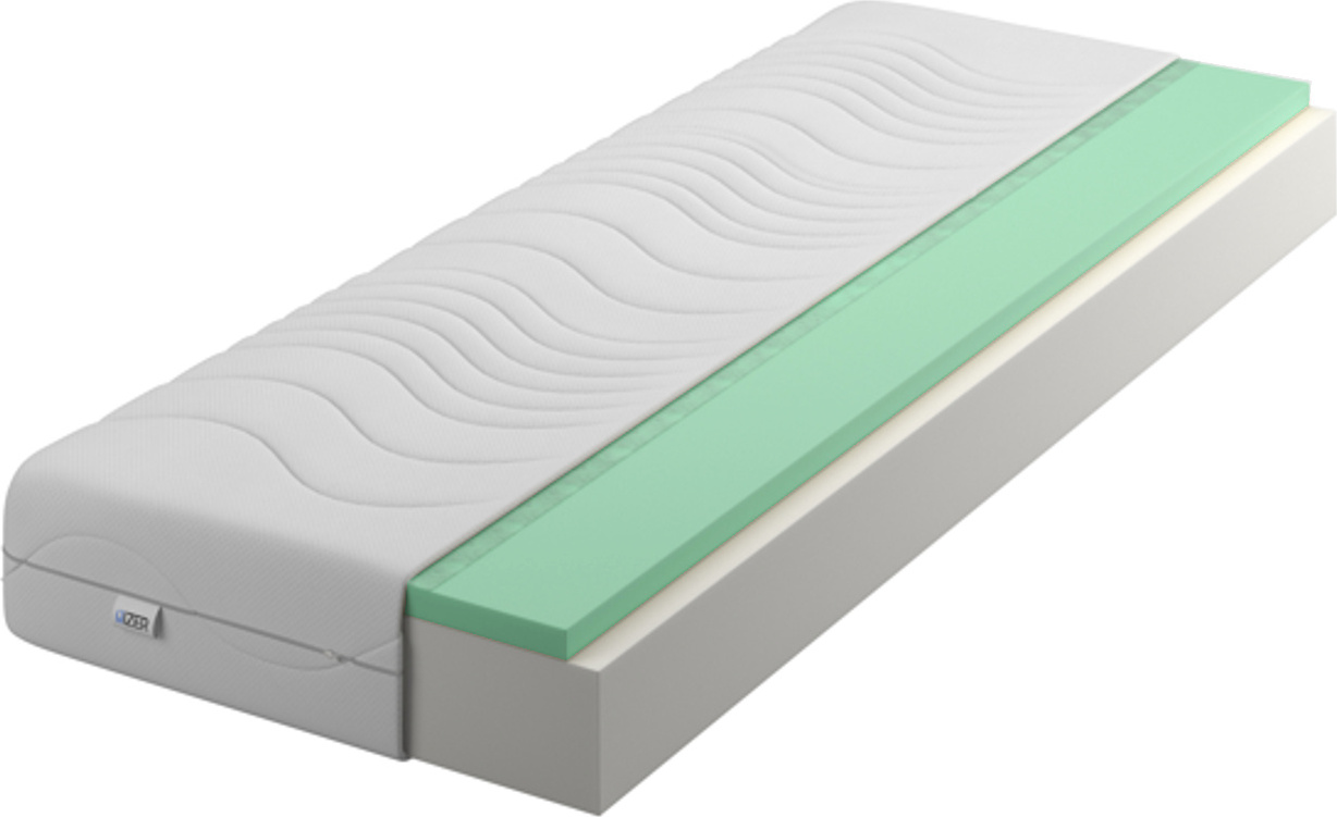 IZER Matratze Komfortschaum und Kaltschaum 120x200 H2 H3 Kaltschaummatratze schaummatratze 2 in 1 Silver Kaltschaum