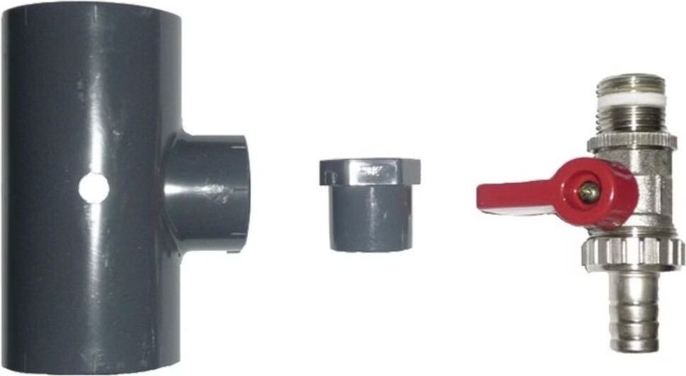 oku Obermaier OKU Absorber-Entleerungsset für PVC-Verrohrung Ø 50 mit Entleerhahn 02037