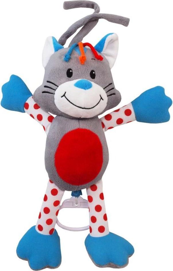 Baby Mix Plüschtier mit Spielzeugmaschine 19575