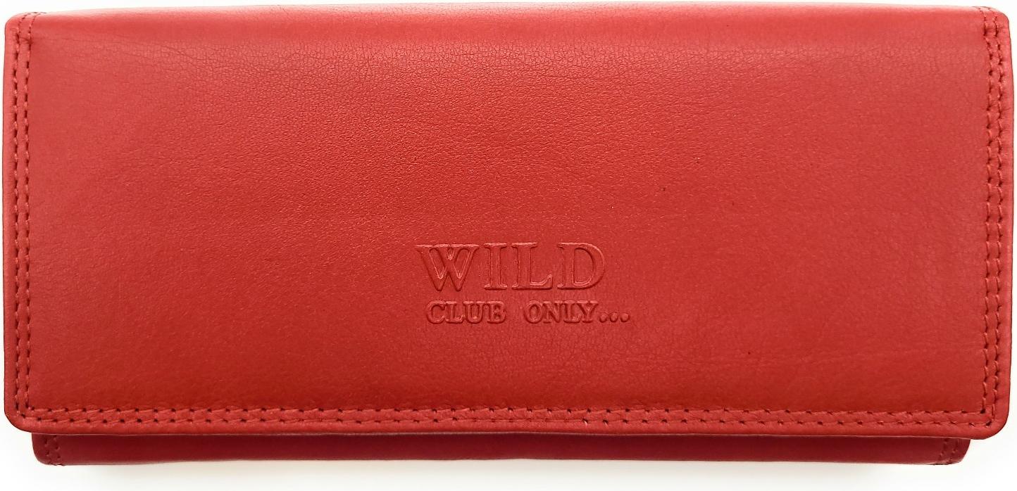 Lemasi Große Damen Geldbörse Echtleder RFID Schutz 18 Kartenfächer Langformat rot