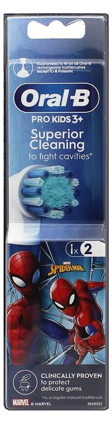 Braun Oral-B Oral-B Pro Kids 3+ Spiderman Zahnbü rstenkö pfe 4 Stü ck EB10S-2 SPIDERMAN