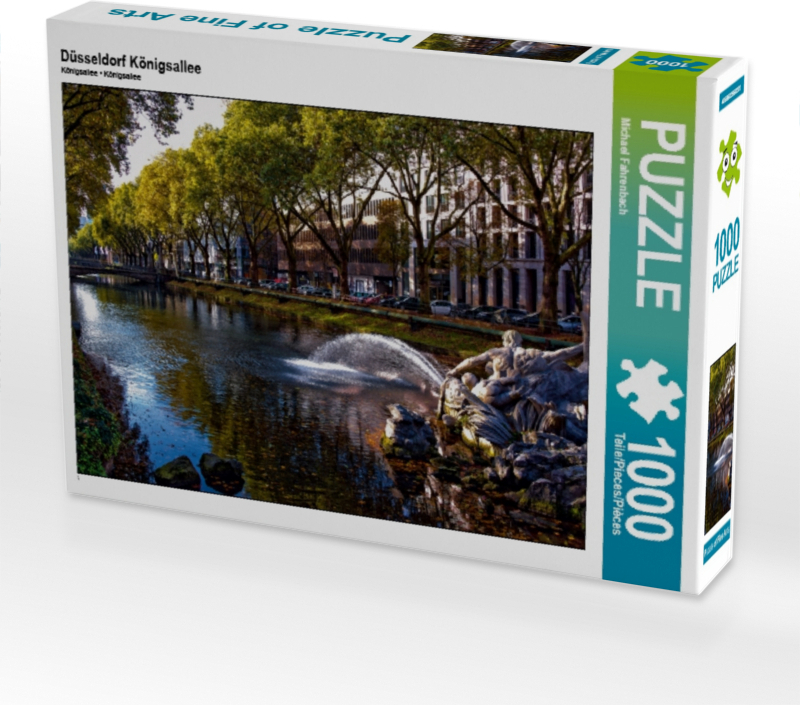 Calvendo Düsseldorf Königsallee 1000 Teile Puzzle quer 640x480mm, Fahrenbach Michael; 7343153
