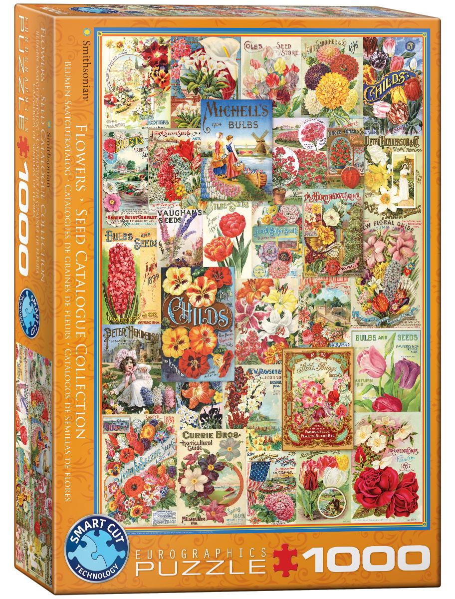 EUROGRAPHICS Puzzle Saatgutkatalog: Blumen 1000 Teile 60806