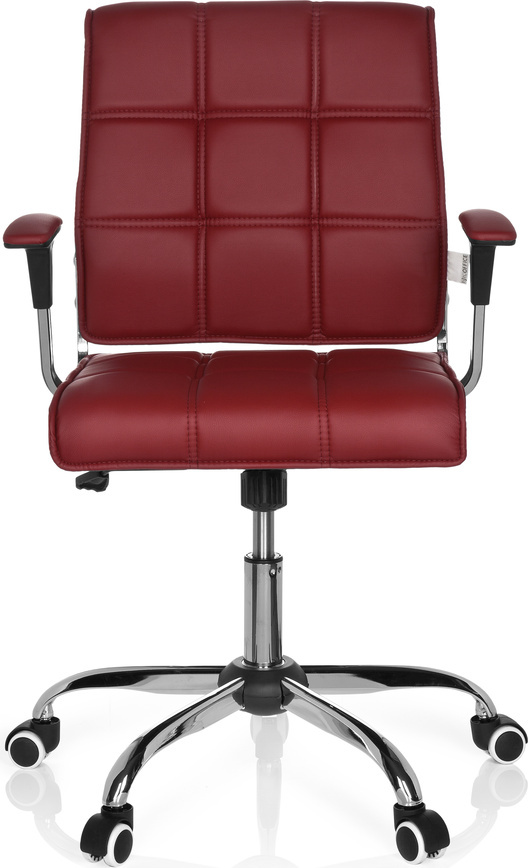 hjh OFFICE Kancelárska stolička ERNESTO Kancelárska stolička s podrúčkami z imitácie kože Otočná stolička