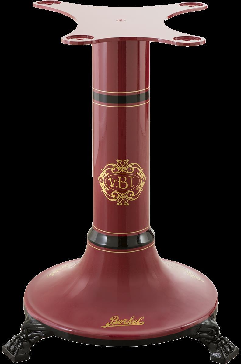 Berkel Standfuß für B3/Tribute/ B114 rot/gold BERKEL-STAND