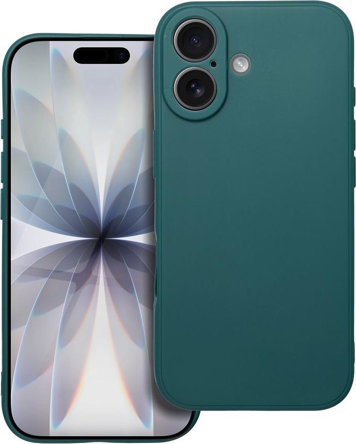 MATT kryt na mobilný telefón vhodný pre IPHONE 17 tmavozelený