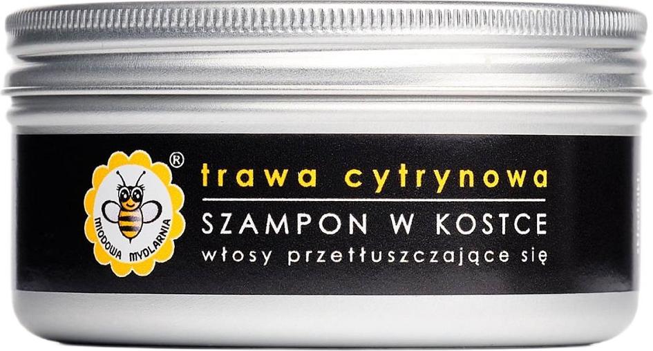 Miodowa Mydlarnia Szampon w kostce Trawa Cytrynowa, 70 g