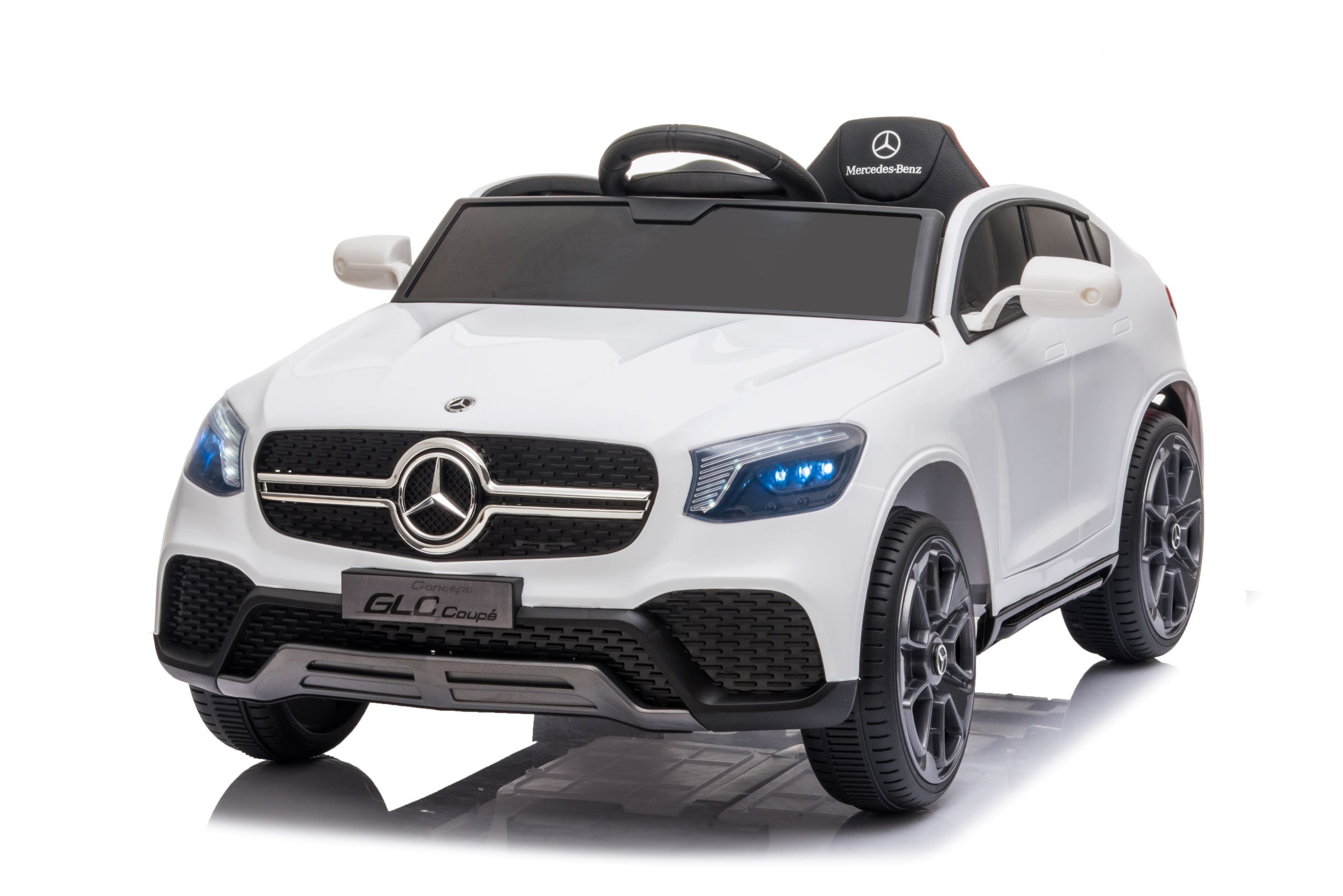Mercedes GLC Coupe SUV JEEP Kinderelektroauto Elektrofahrzeug 12V  in Schwarz 