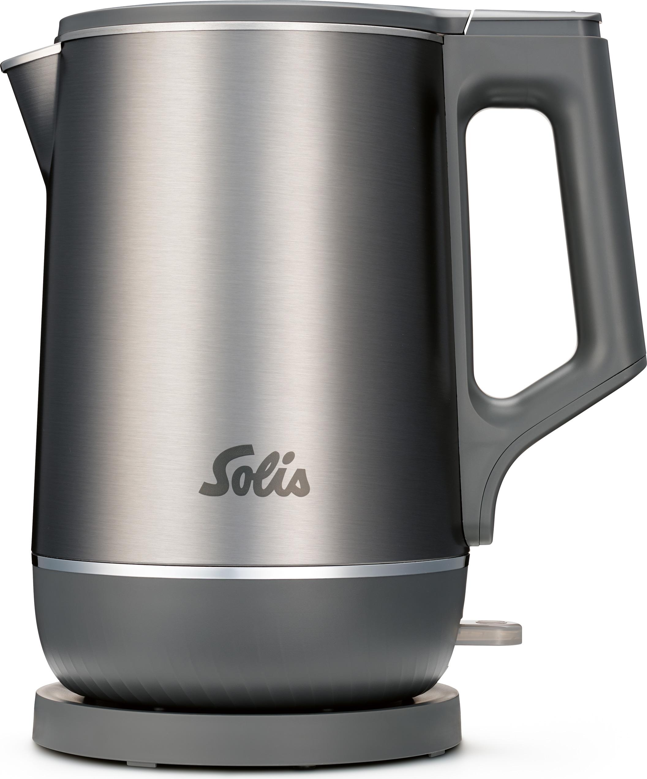 Solis Eco Boil Wasserkocher, 1,7L, 3D-Heizsystem 1800W, leichte Reinigung, leise 79484