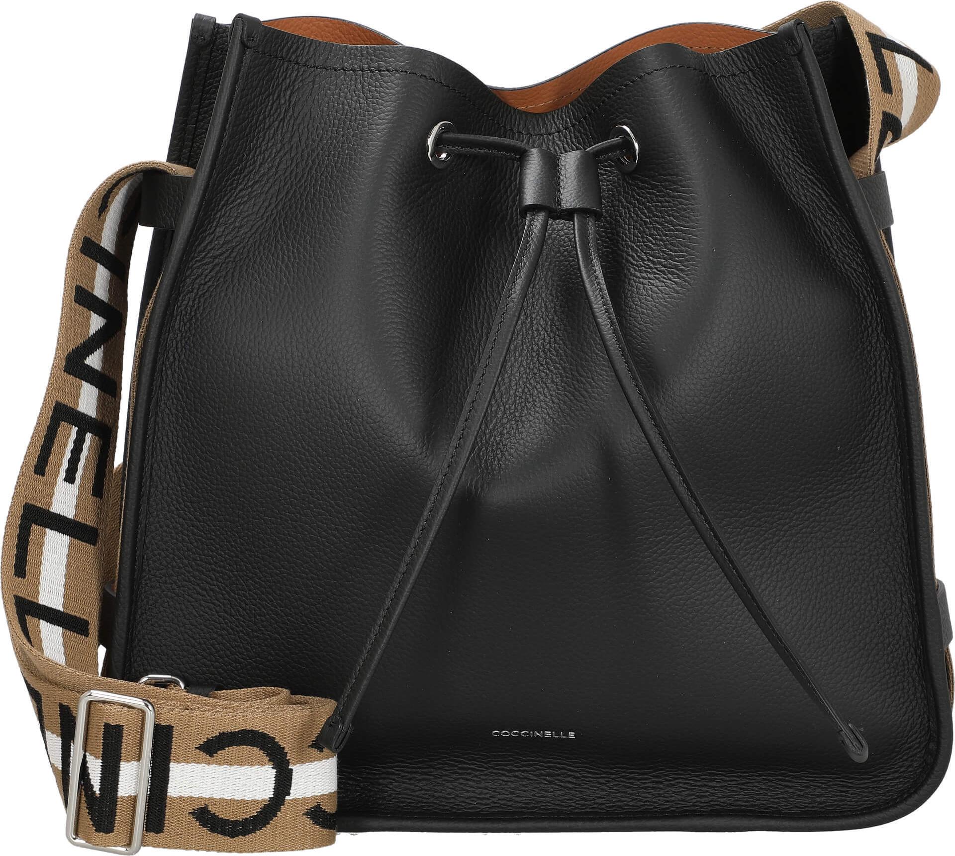 Raquel - Beuteltasche 31 cm (noir/cuir)