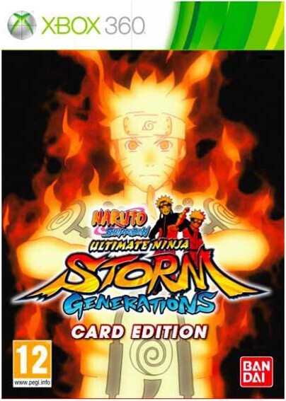 Xbox Original Xbox Games 360 Naruto Shippuden Ultimate Ninja Storm Generations Card Edition PAL PAL 360SNGL