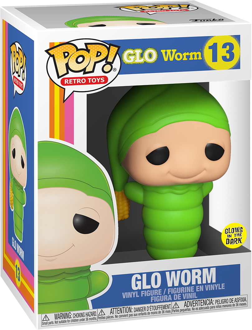 GLO Worm - Glo Worm 13 Glows in the Dark - Funko Pop! - Vinyl Figur 889698513128