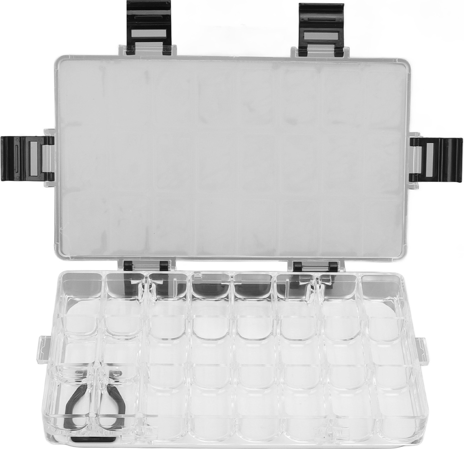 Cocosity Aquarell-Paletten-Box,Kunststoff-Malkasten,Malkasten,Aquarell-Paletten,24 Raster Aquarell-Paletten,Auslaufsichere Aquarell-Paletten