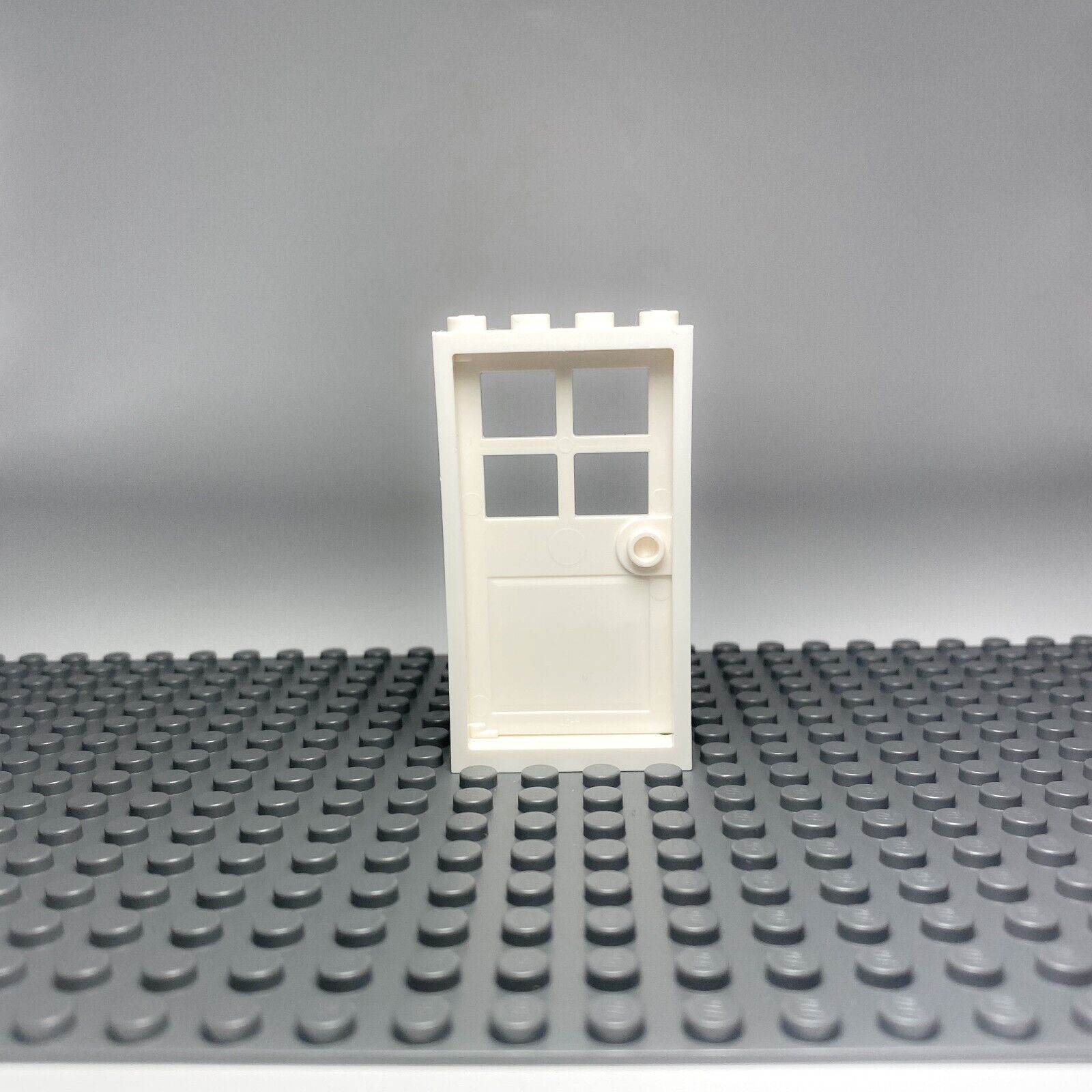 LEGO® 1x4x6 Dvere biely a biely rám pre dom, stavebnica NEW! Množstvo 100x