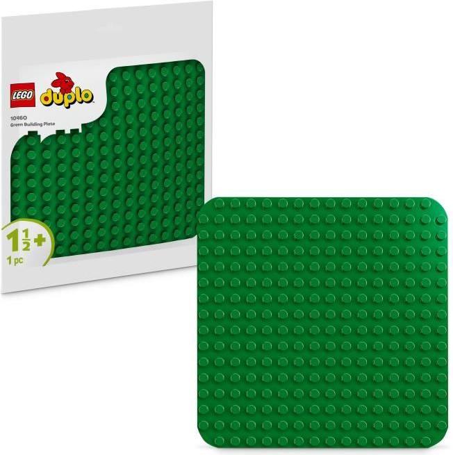 LEGO DUPLO stavebná doska zelená, 10460, 16x16 výstupkov, stavebná hračka pre deti od 18 mesiacov