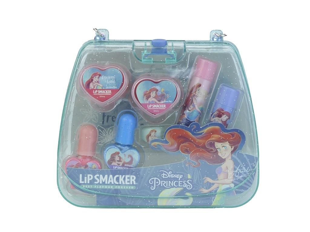 Lip Smacker Disney Princess Ariel Tote Bag Zestaw kosmetyków do makijażu dla dzieci w mini torebce