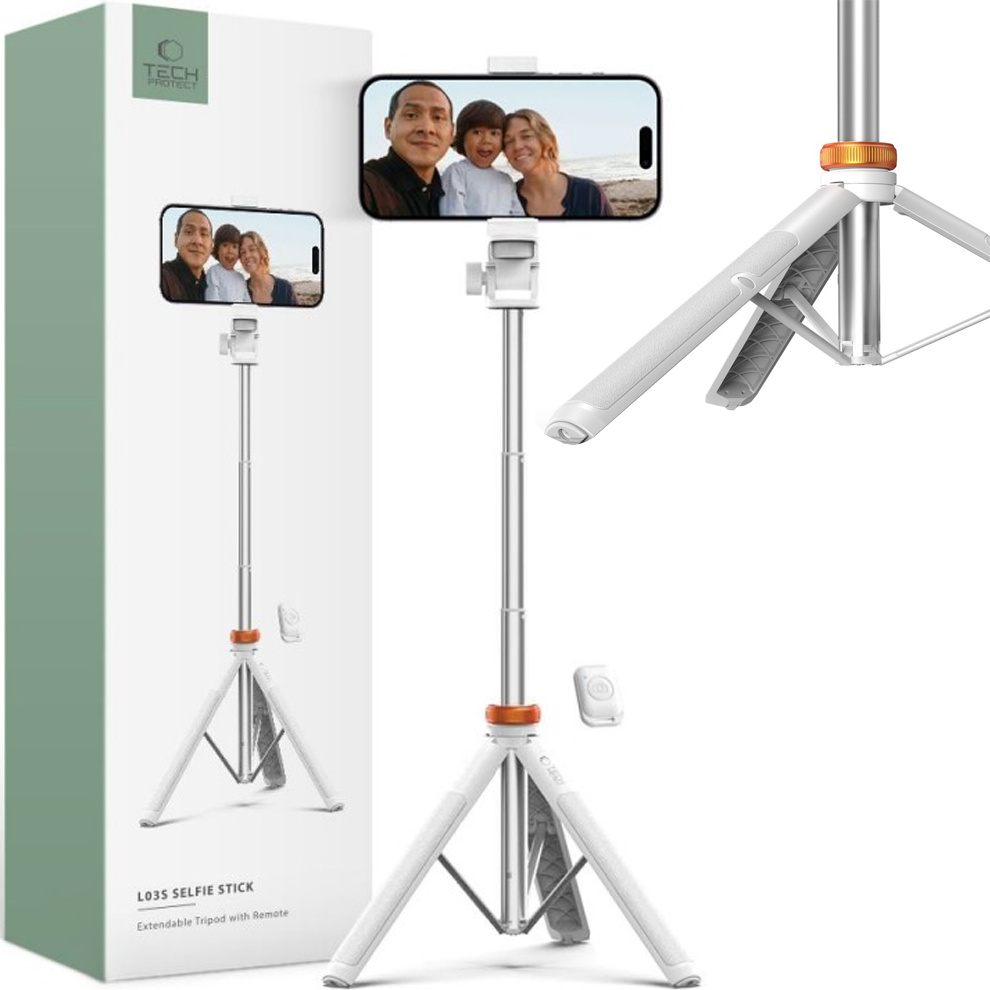 Bastone Selfie Bluetooth Pieghevole - Con Telecomando E Treppiede, Compatibile Con IOS E Android