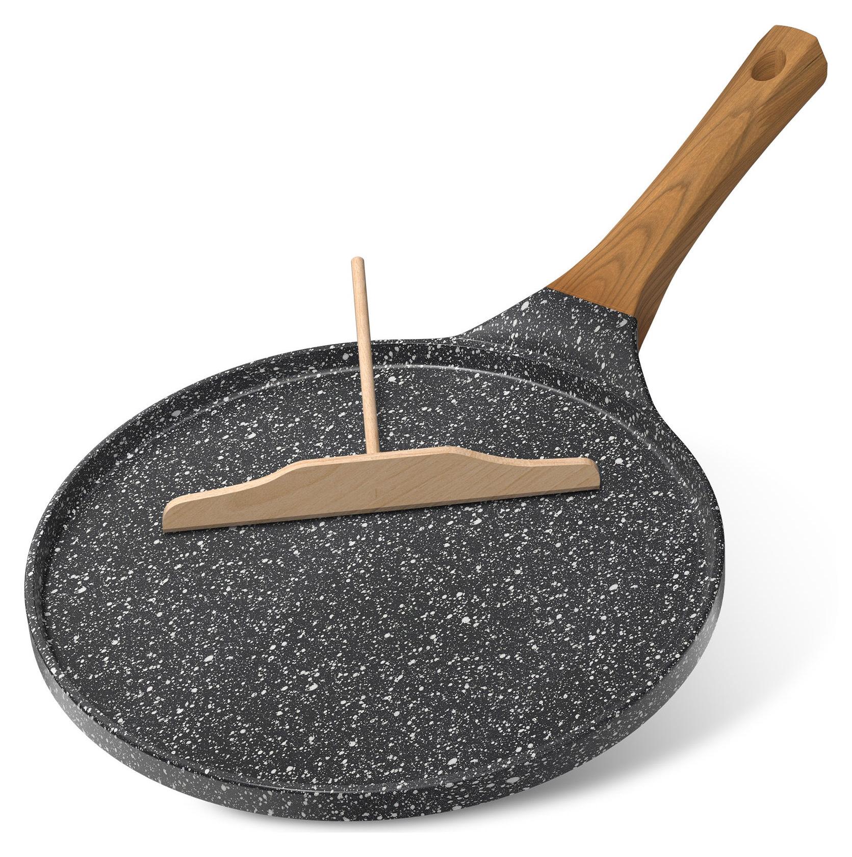 YASHE 26cm Crêpe pfanne,Induktion Pfannkuchen pfanne,Pancakes & Crêpes
