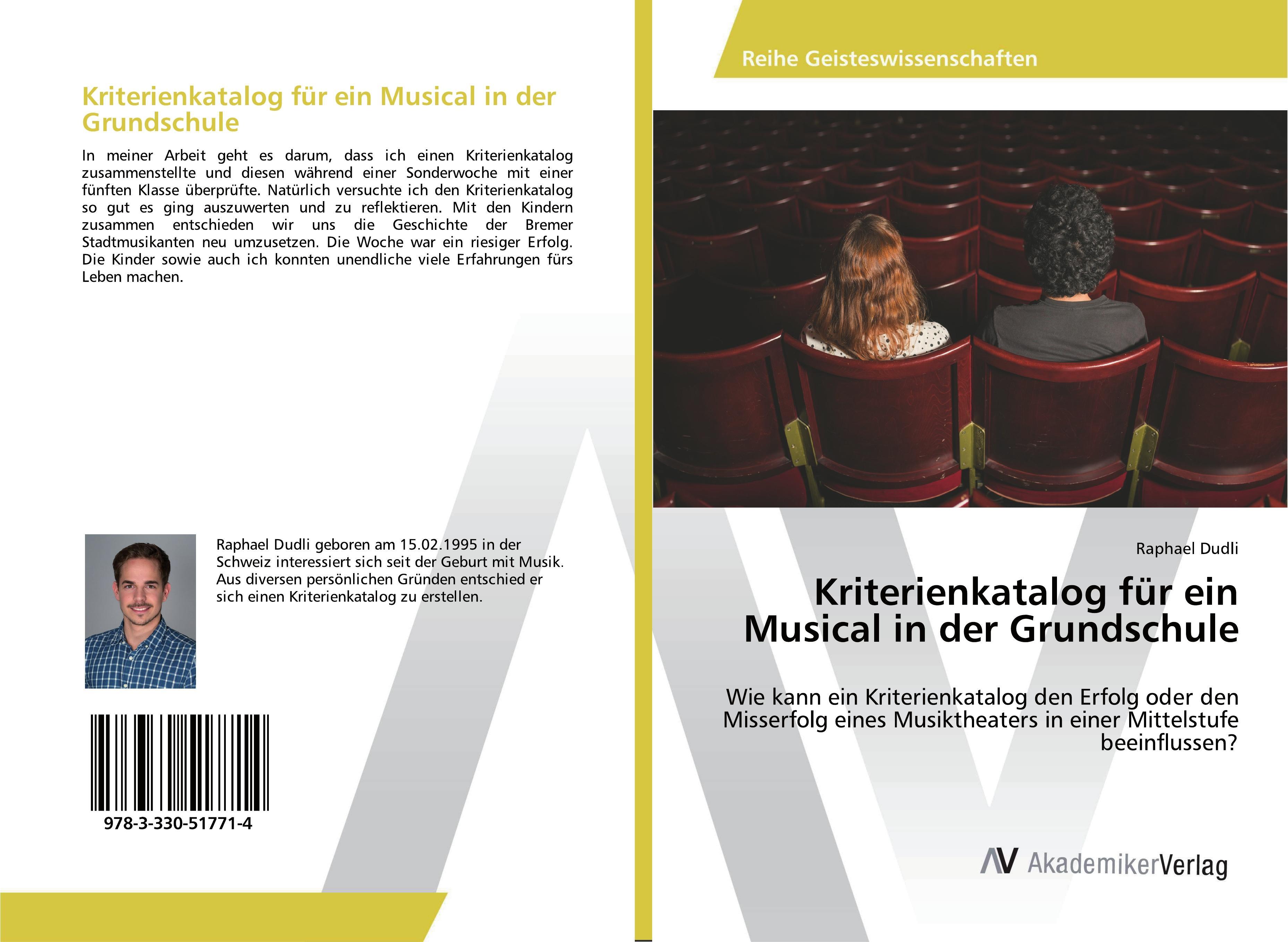 Sonstige Verlage Kriterienkatalog für ein Musical in der Grundschule