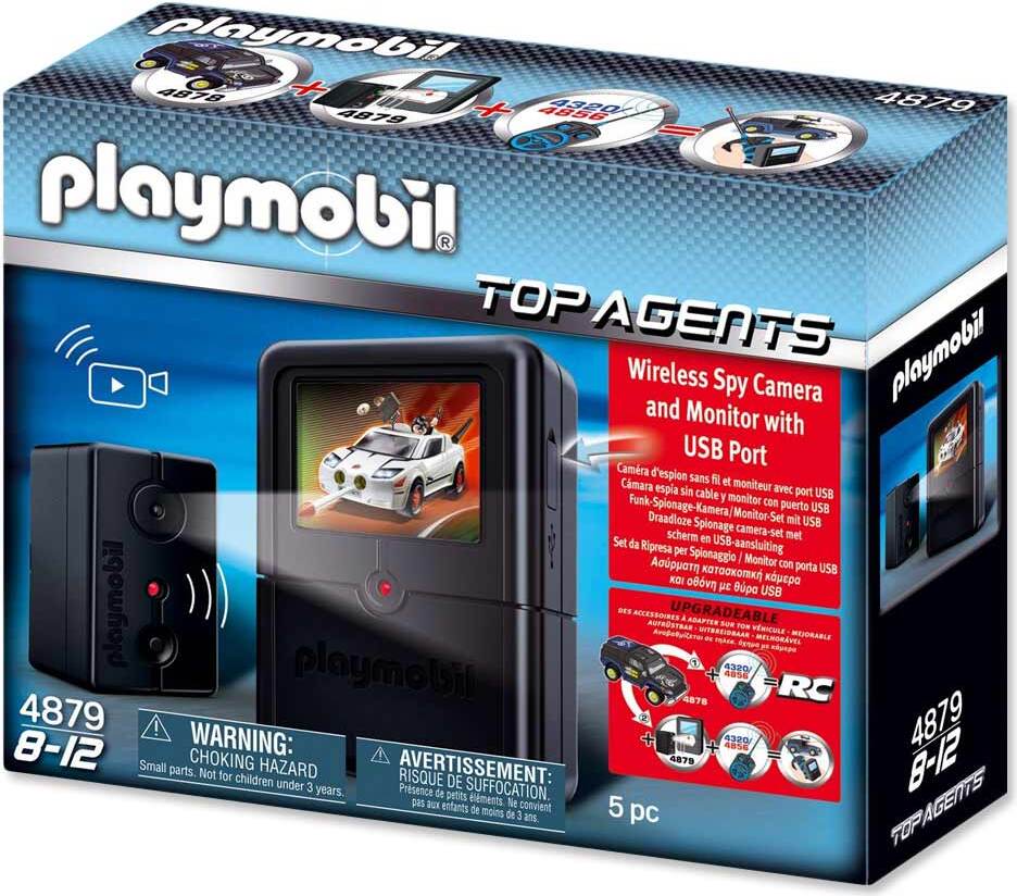 PLAYMOBIL 4879 Spionage Kameraset Top Agents