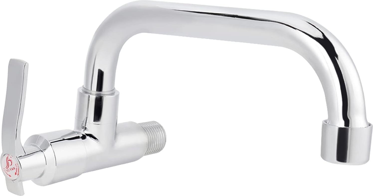 OEM Wandmontierte Küchenkran G1/2in, Einweg-Kaltwasser-Kran für Wohnküche, 25cm 2026