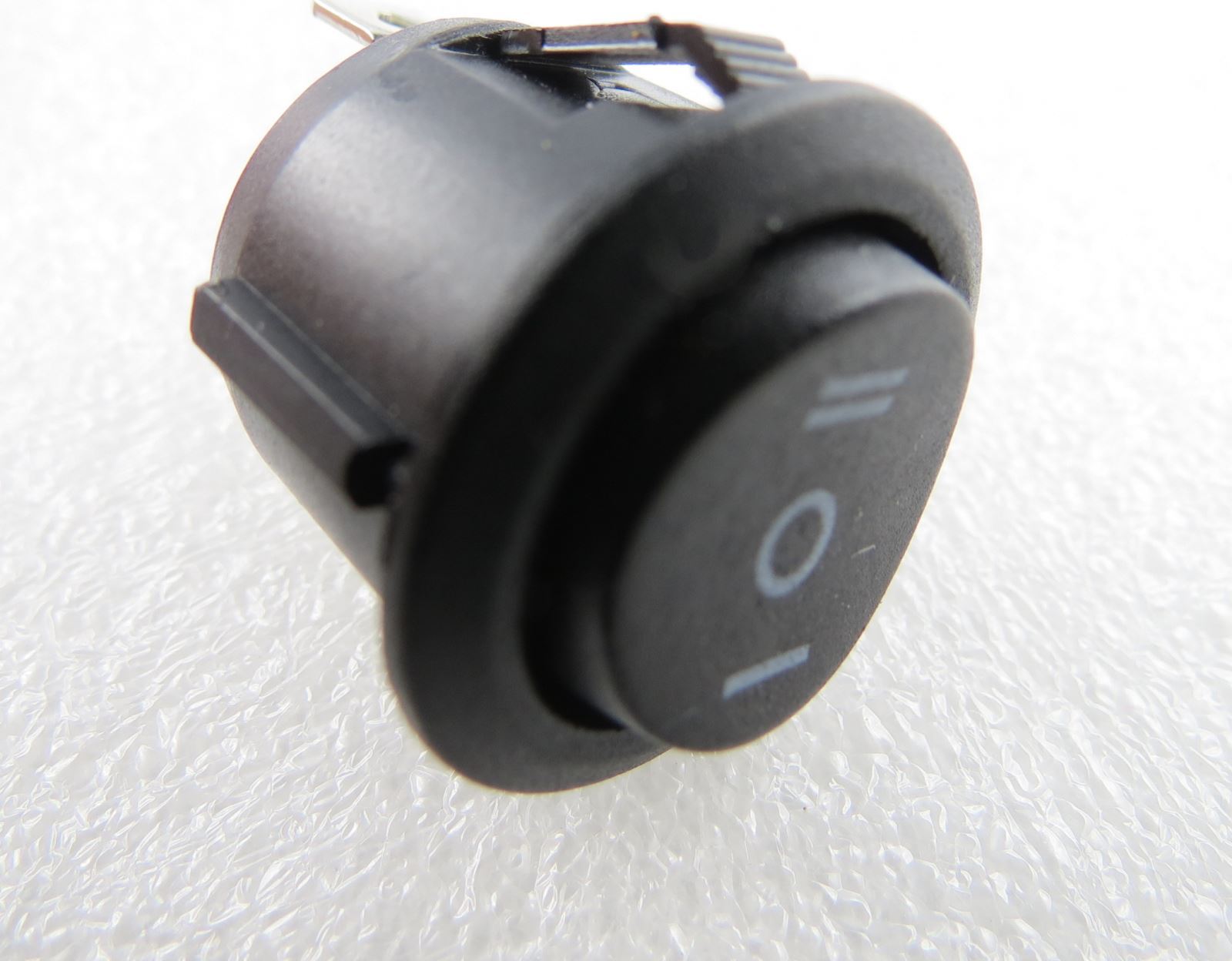 TNE Wipp Kipp Schalter Aswahl mit und ohne Led 23mm Durchmesser Rund / Auswahl=5.) Ohne Led (I-0-II) 6517